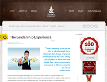 Tablet Screenshot of generalleadership.com